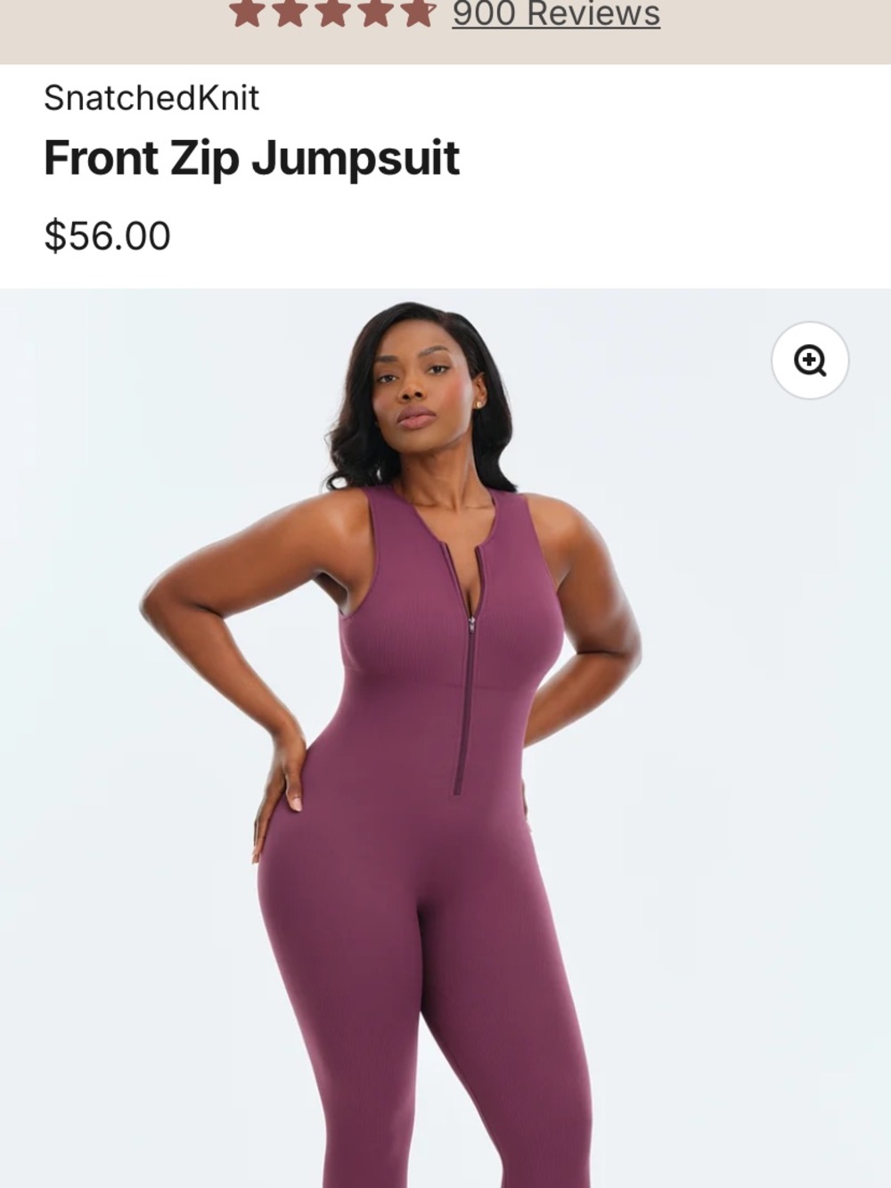 She’s Waisted front zip snatched jumpsuit
